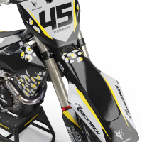 Custom Husqvarna Graphics Kit AMUR Front