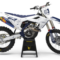 Custom Husqvarna Mx Graphics Kit Siberian