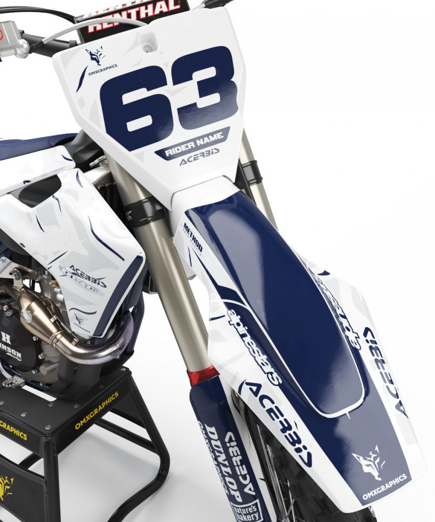 Custom Husqvarna Mx Graphics Kit Siberian Front