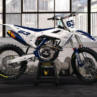 Custom Husqvarna Mx Graphics Kit Siberian Promo