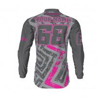 Mx Jersey Throwback Grey Vibes Back