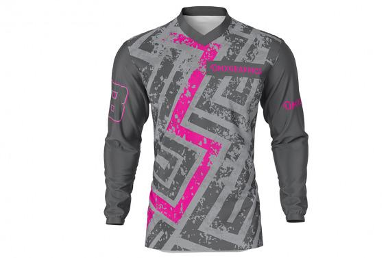 Mx Jersey Throwback Grey Vibes Front