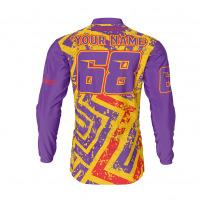 Mx Jersey Throwback Purple Gold Back