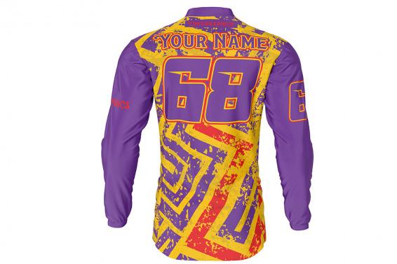 Mx Jersey Throwback Purple Gold Back