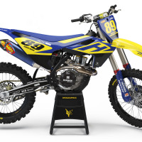 Husqvarna Retro Mx Graphics Kit