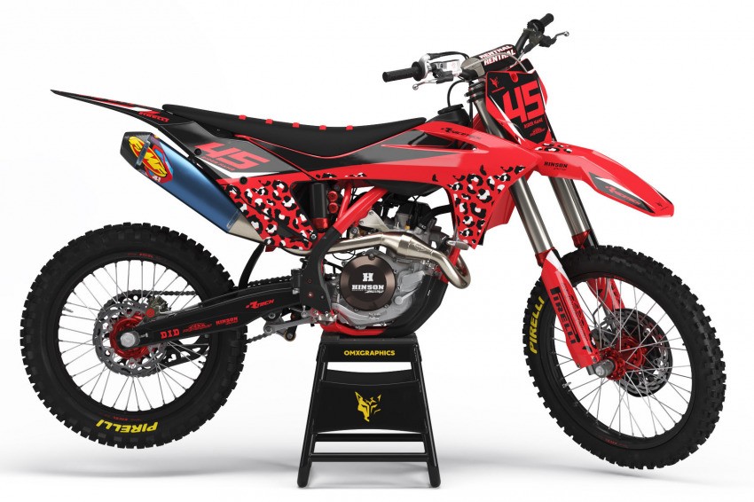 Top-notch Graphics For GasGas EX350F 'Amur' Red