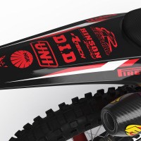 Top-notch Graphics For GasGas EX350F 'Amur' Red Tail