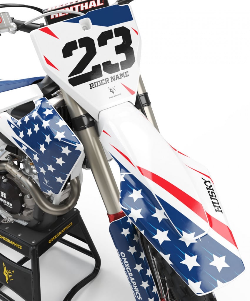 Husqvarna Mx Graphics Kit Nation Front