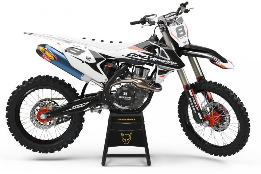 Customizable MX graphics set for KTM