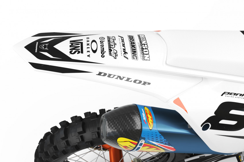 Customizable MX graphics set for KTM - Back