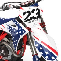 Top Quality Graphics For GasGas EX 250 F 'NATION' Front