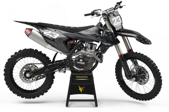 KTM Dirt Bike Graphics Kit Nation Dark