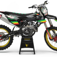 Rastafari theme Customizable KTM Full graphics kit