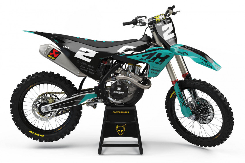 Husqvarna Mx Graphics Kit Corsa Teal