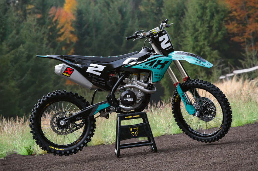 Husqvarna Mx Graphics Kit Corsa Teal Promo