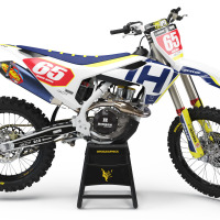 Husqvarna Mx Graphics Kit Legacy White