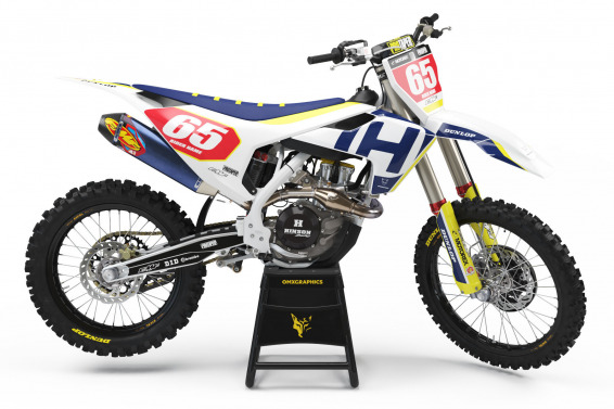 Husqvarna Mx Graphics Kit Legacy White