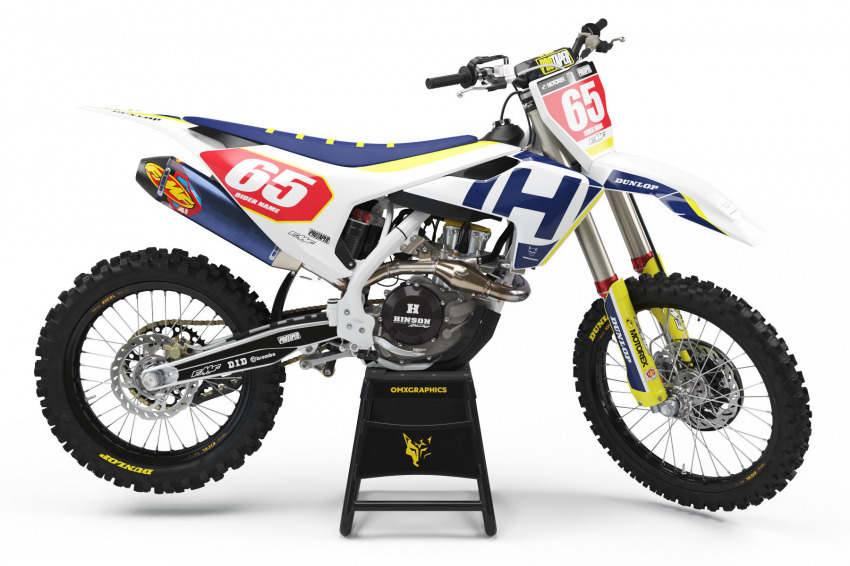 Husqvarna Mx Graphics Kit Legacy White