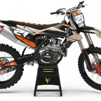 Sand Naval Camo Customizable KTM Graphics set