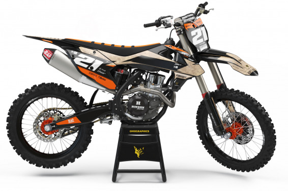 Sand Naval Camo Customizable KTM Graphics set