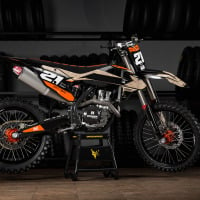 Sand Naval Camo Customizable KTM Graphics set - Promo