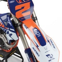 KTM Mx Graphics Kit Corsa Blue Front