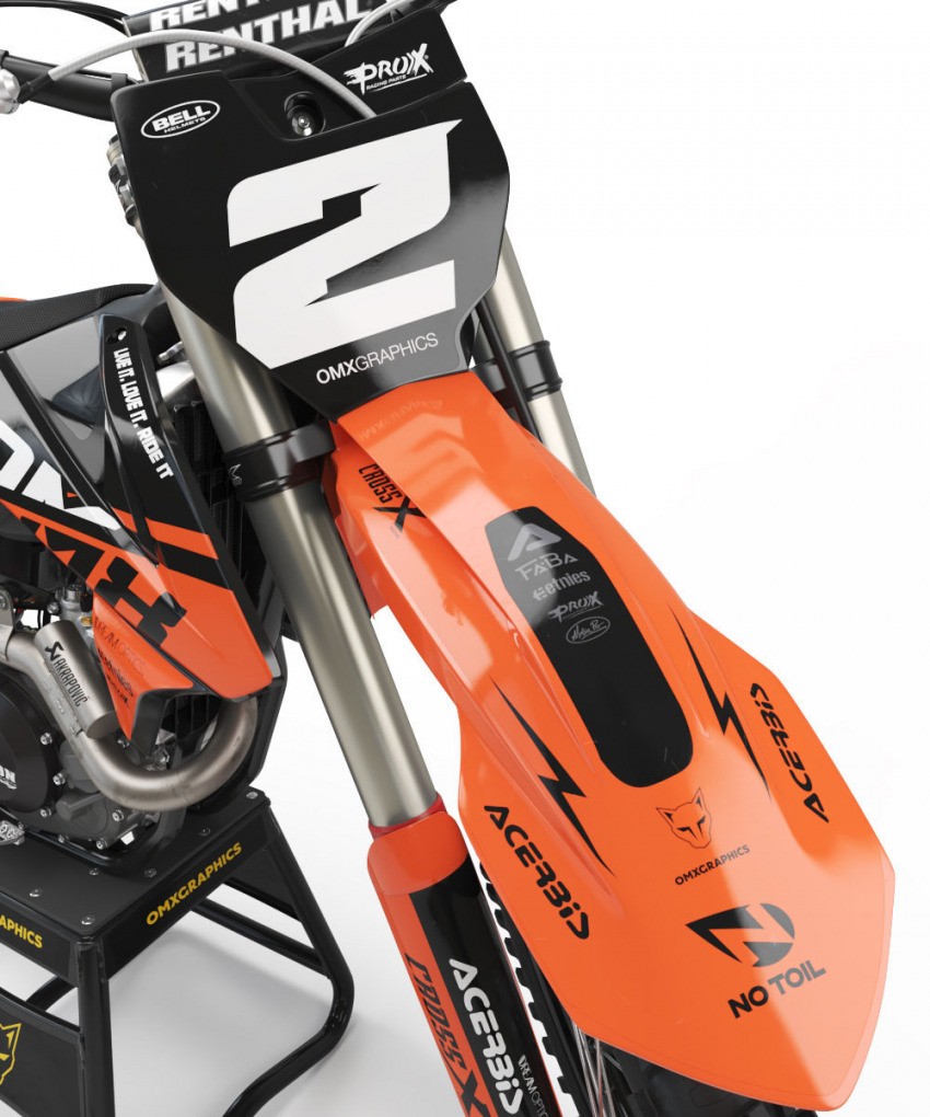 KTM Mx Graphics Kit Corsa Front