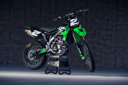 Kawasaki Mx Graphics Kit Corsa Promo