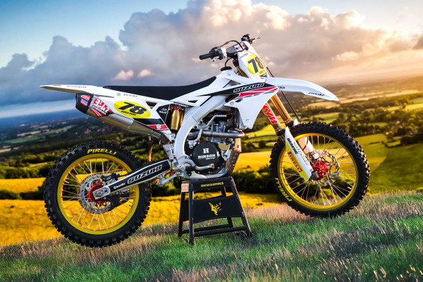 Suzuki Mx Graphics Kit Legacy White Promo