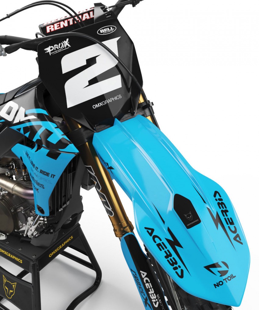 Dope Stickers Kit for Yamaha WR125 R Front