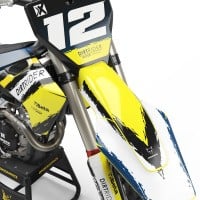 Husqvarna Motocross Graphics Kit Mx Torn Front