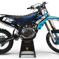 Yamaha Motocross Graphics Kit Torn