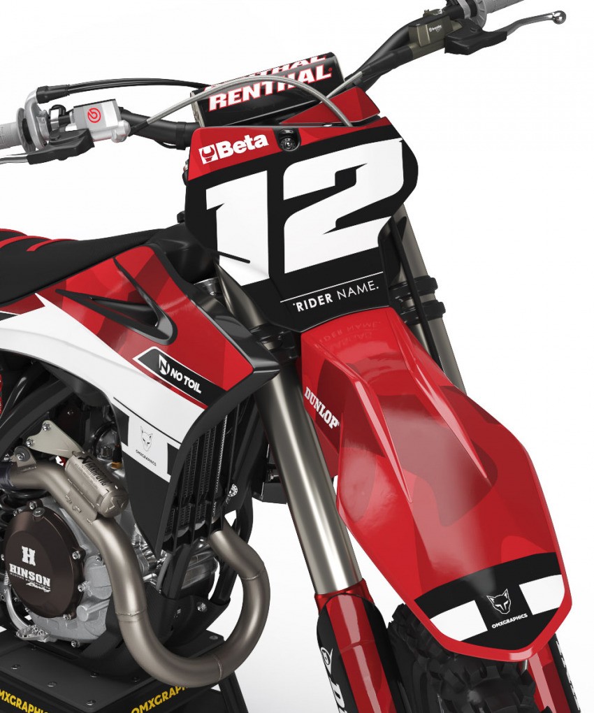 Gasgas Motocross Graphics Kit Shades Front