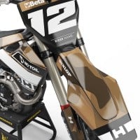 Husqvarna Motocross Graphics Kit Shades Sand Front