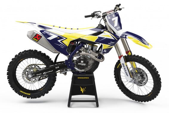 Husqvarna Mx Graphics Kit Thunder