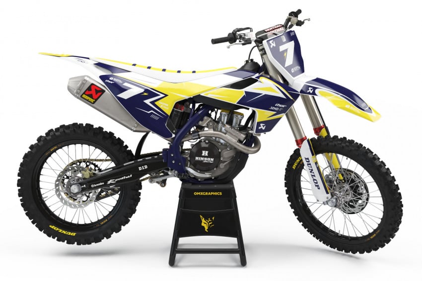 Husqvarna Mx Graphics Kit Thunder