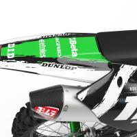 Kawasaki Dirt Bike Graphics Kit Torn Tail