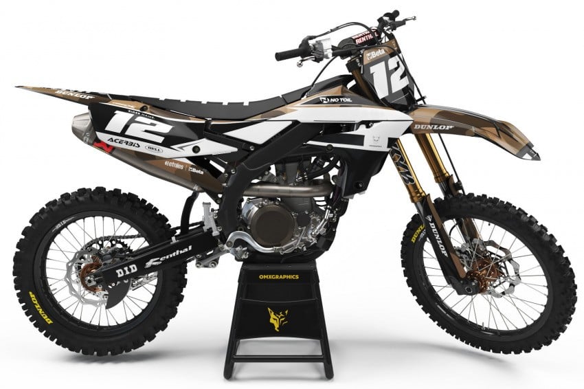 Yamaha Motocross Graphics Kit Shades Sand
