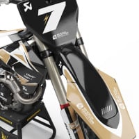 Husqvarna Mx Graphics Kit Thunder Black Sand Front