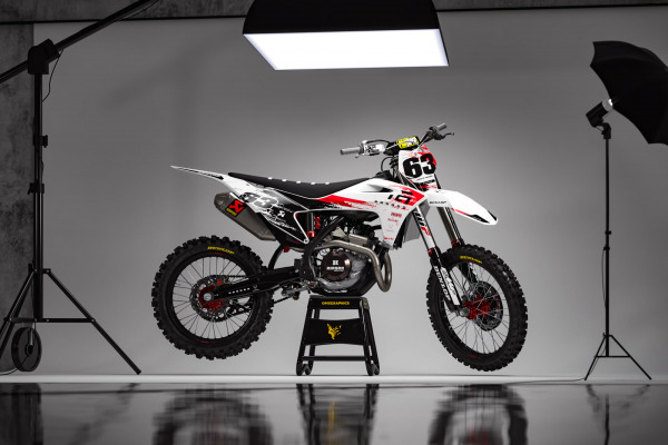 GasGas Dirt BIke Graphics Kit Hangout Promo