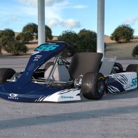 Go Kart Graphics Kit Wild Blue Promo