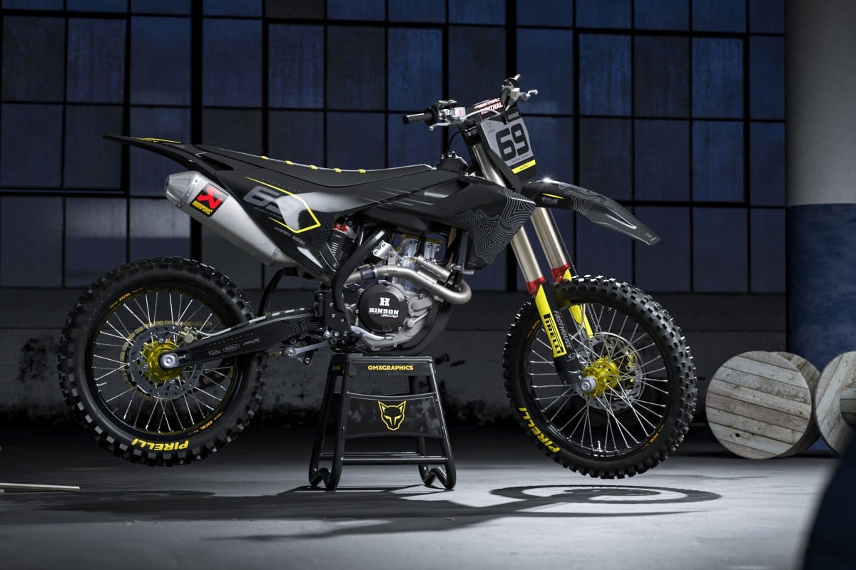 Husqvarna Mx Graphics Kit Avenger Promo