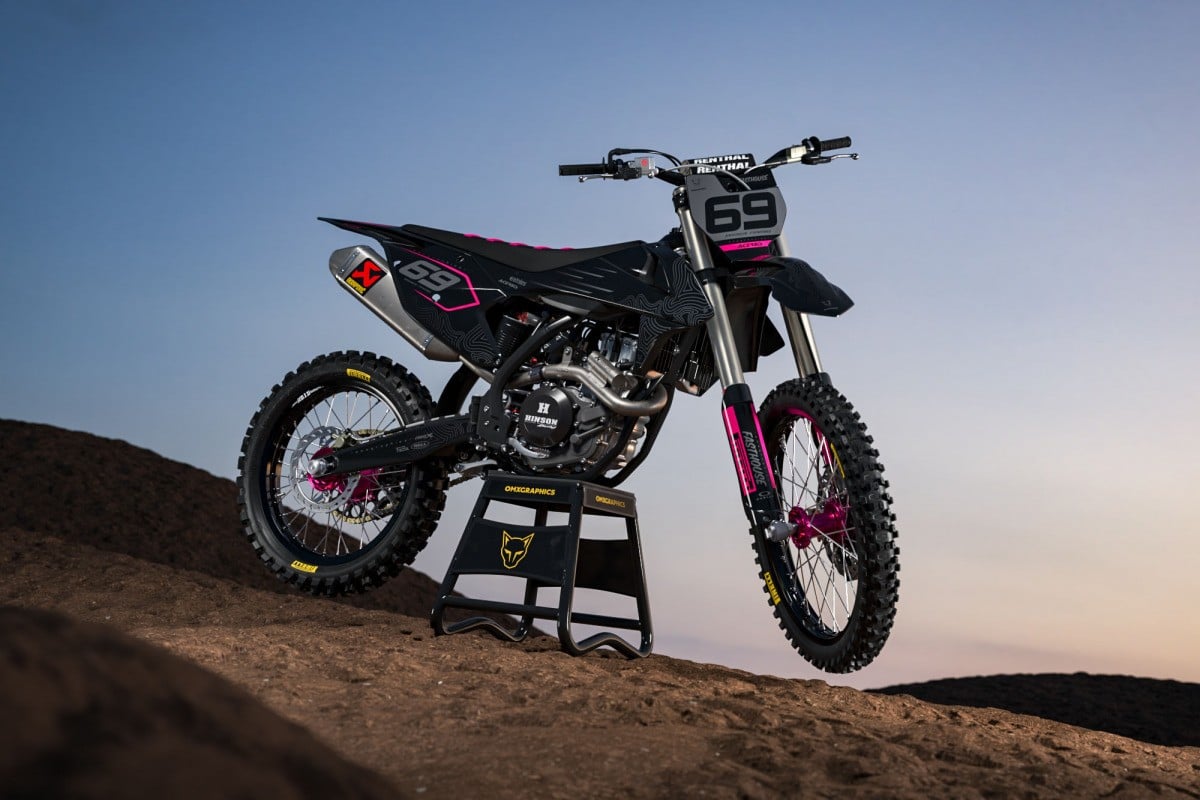KTM Mx Graphics Kit Avenger Pink Promo