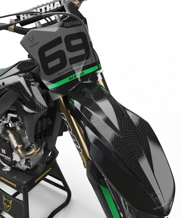 Kawasaki AVENGER Graphics Kit OMXGraphics