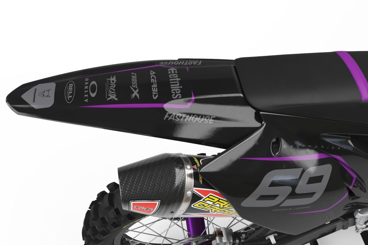 Kawasaki AVENGER Graphics Kit Purple OMXGraphics