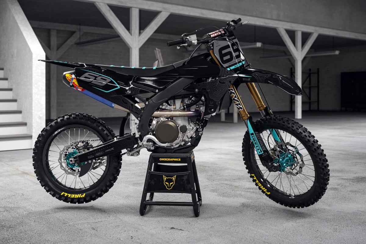 Premium Quality Stickers Kit for Yamaha YZ 250 Promo