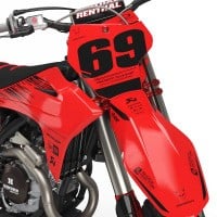 Superb Graphics For GasGas MX 450F 'COMET' Front