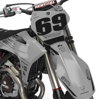 Grey and Black GasGas Fully custom graphics