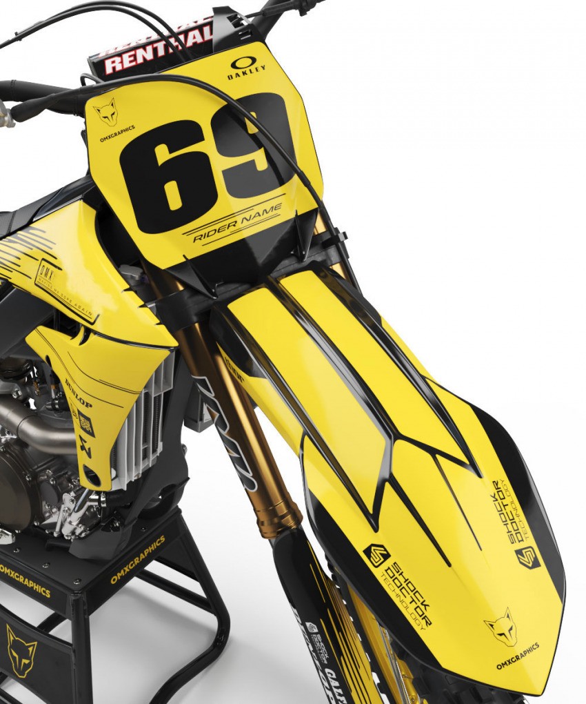 Top-notch Stickers Kit for Yamaha YZ400 F Front