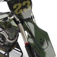 usqvarna Motocross Graphics Kit ARMY Camo Front